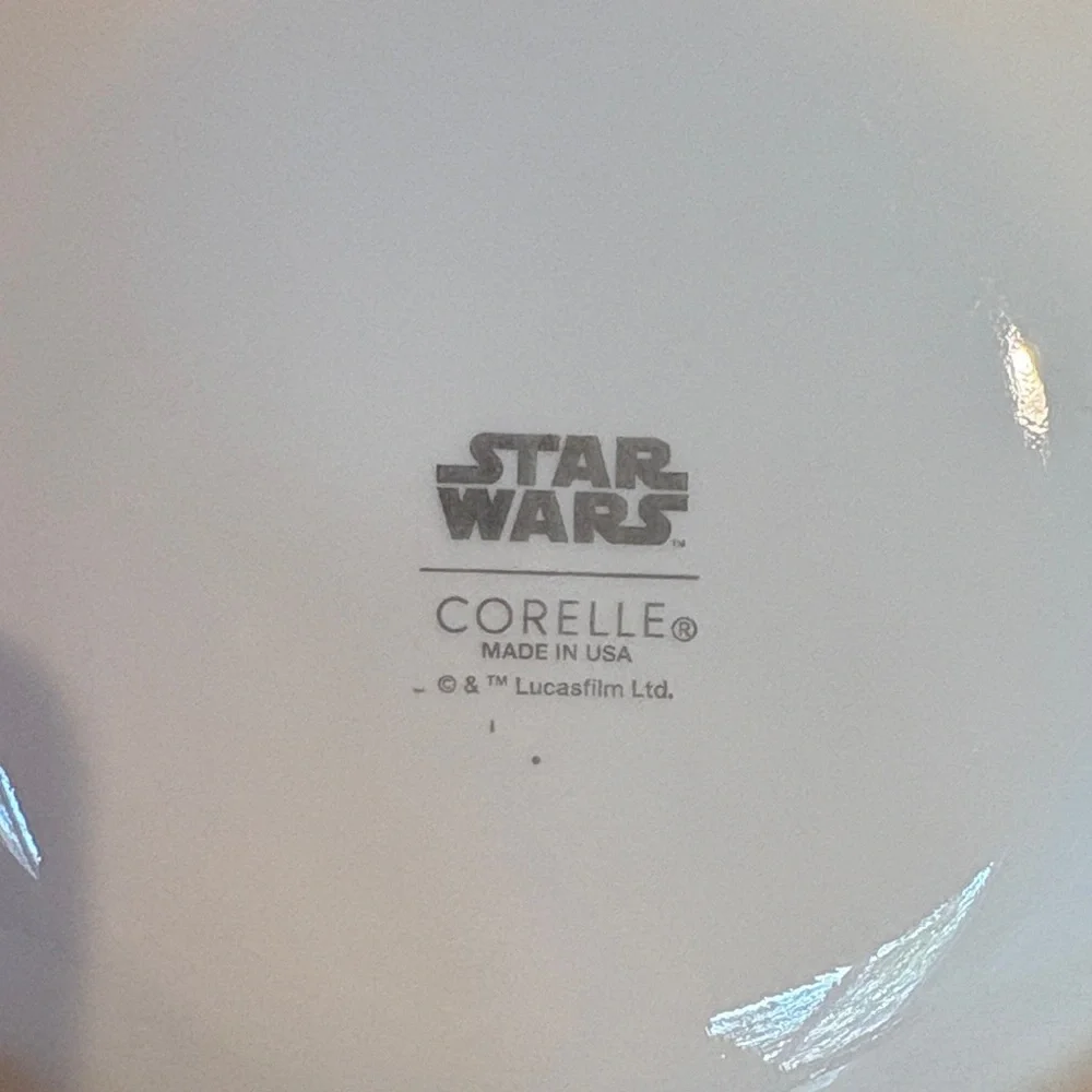 Princess Leia & R2D2 Salad/Appetizer Plates - Set of 4 - Picture 4 of 5